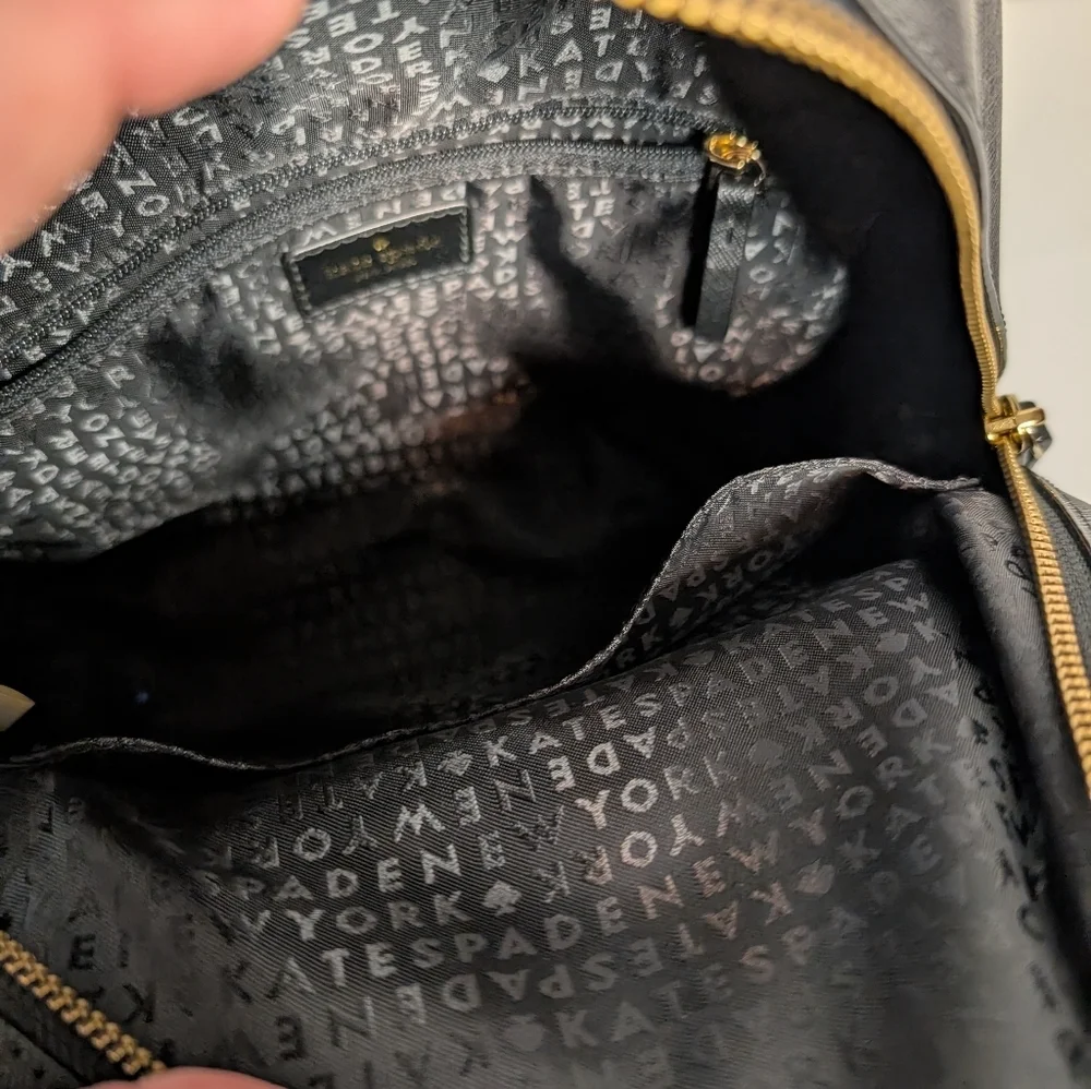 Kate Spade New York Run Wild Leopard Tomi Backpack Meow EUC